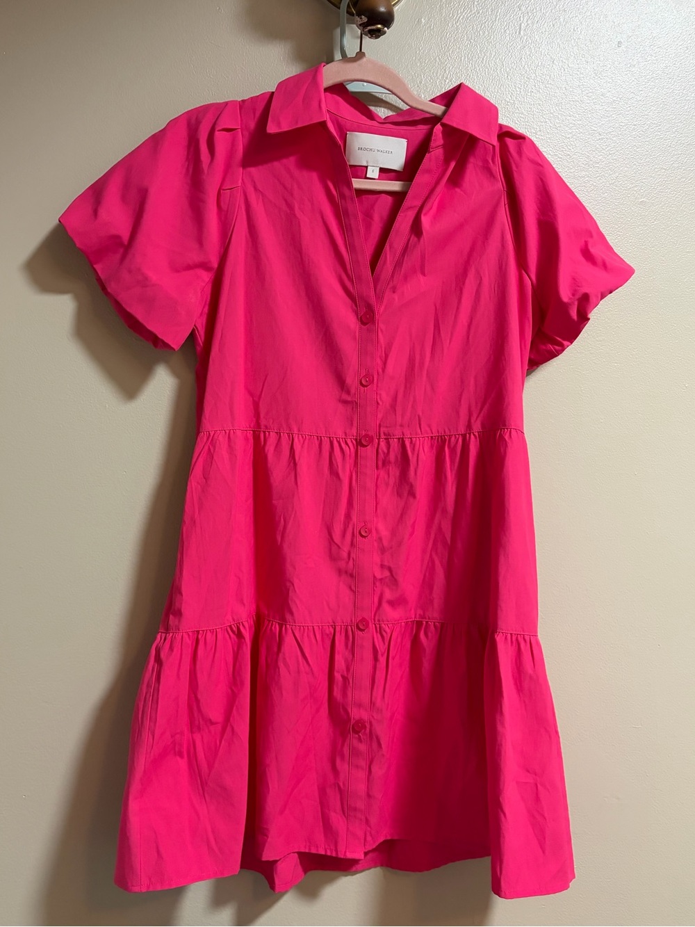 Brochu Walker Pink Havana Mini Dress - Picture 3 of 8